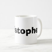 Mug Christopher (Devant droit)