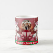 Mug Chritmas famille unicorne rose (Centre)