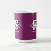 Mug Chrome Orbite Monogramme Initiales Toute Couleur I (Centre)