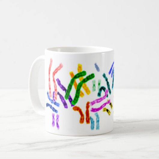 Mug Chromosomes, molécules d'ADN (Devant gauche)