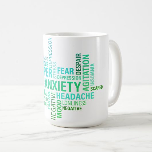MUG CHRONIC WORD CLOUD (Devant droit)