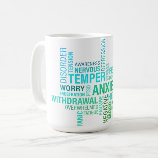 MUG CHRONIC WORD CLOUD (Devant gauche)
