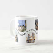 Mug Chronologie photo personnalisée - Cadeau Mariage p (Devant gauche)