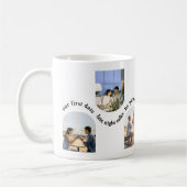 Mug Chronologie photo personnalisée - Cadeau Mariage p (Gauche)