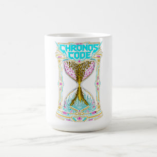 Mug Chronos Code Sablier Cyberpunk Graphique T-Shirt H