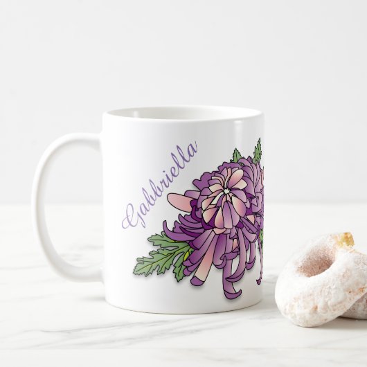 Mug Chrysanthème (Avec donut)