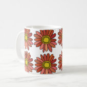 Mug Chrysanthème Fleur Florale Chrysanthème (Devant gauche)