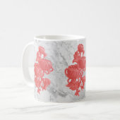 Mug Chrysanthème rose (Devant gauche)