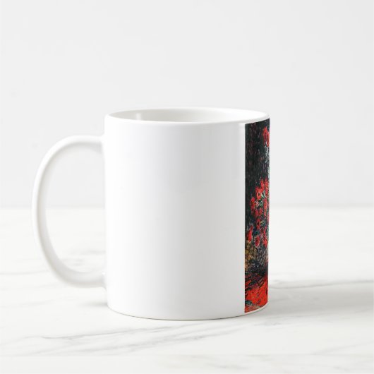 Mug Chrysanthème rouge, Monet (Gauche)