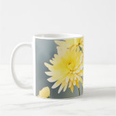Mug Chrysanthèmes D'Aquarelle Sur Un pré Jaune Clair (Gauche)