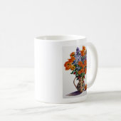 Mug Chrysanthèmes oranges (Devant droit)