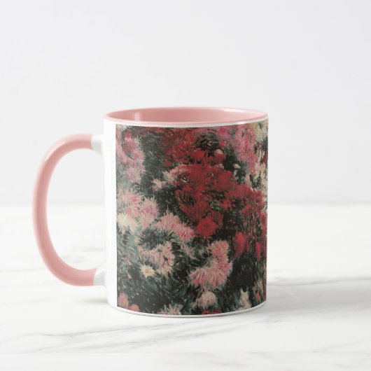 Mug Chrysanthèmes par Dennis Bunker Miller, Art (Gauche)