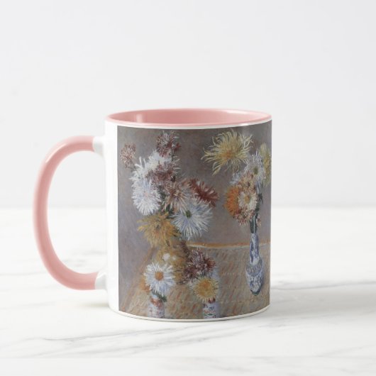 Mug Chrysanthèmes par Gustave Caillebotte (Gauche)