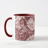 Mug Chrysanthemum Maroon, William Morris (Gauche)