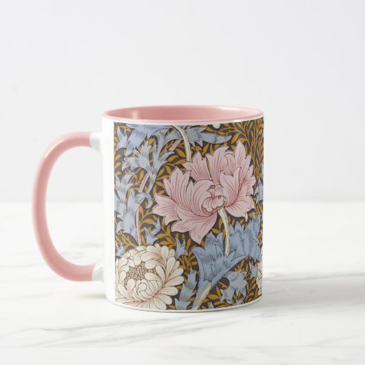 Mug Chrysanthemum rose William Morris (Gauche)