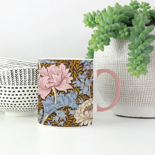 Mug Chrysanthemum rose William Morris