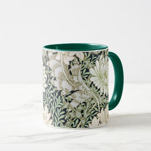 Mug Chrysanthemum, William Morris (Devant droit)
