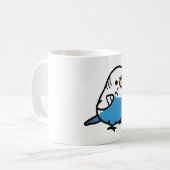 Mug Chubby Blue Budgie - Femme (Devant gauche)