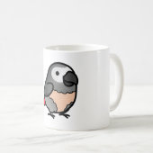 Mug Chubby Congo African Grey - Plucker (Devant droit)