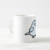 Mug Chubby Dilute clair Parrotlet bleu (Devant gauche)