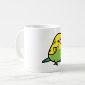 Mug Chubby Green Budgie - Femme (Devant gauche)