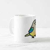Mug Chubby Green Cheek Turquoise Ananas Conure (Devant gauche)