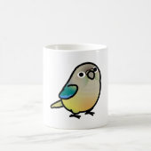 Mug Chubby Green Cheek Turquoise Ananas Conure (Centre)