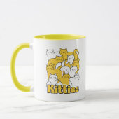 Mug Chubby Kitties Design - Cat Art adorable (Gauche)