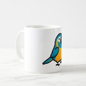 Mug Chubby Palm Noir Goliath Cockatoo (Devant gauche)