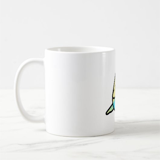 Mug Chubby Rainbow Spangle Budgie Homme (Gauche)