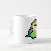 Mug Chubby Seagreen Peach Face Lovebird (Devant gauche)