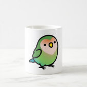 Mug Chubby Seagreen Peach Face Lovebird (Centre)