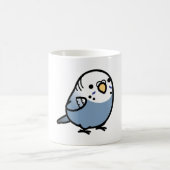Mug Chubby Slate Blue Budgie (Centre)