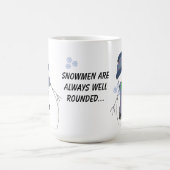 Mug Chubby Snowman avec un commentaire (Centre)