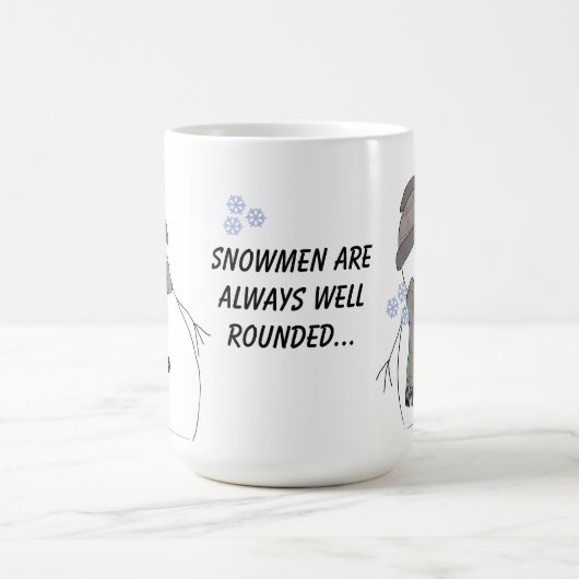 Mug Chubby Snowman avec un commentaire (Centre)