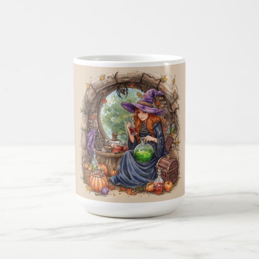 Mug Chuchotements de Magie, Belle Sorcière et Sa Potio (Centre)