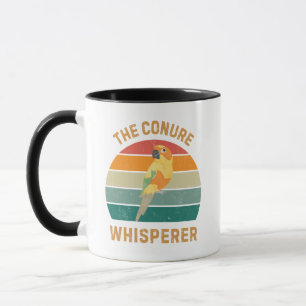 Mug Chuchoteur de Conure - Amateur de perroquet drôle