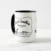 Mug Chuck Cavallin's Restaurant, Midlothian, IL (Devant gauche)