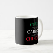 Mug Chula Cabrona Chingona Chemise Mexicaine Mujer M (Devant droit)