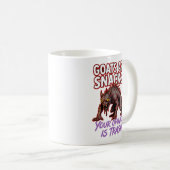Mug Chupacabra Goats Are Snacks Funny Cryptid Humor (Devant droit)