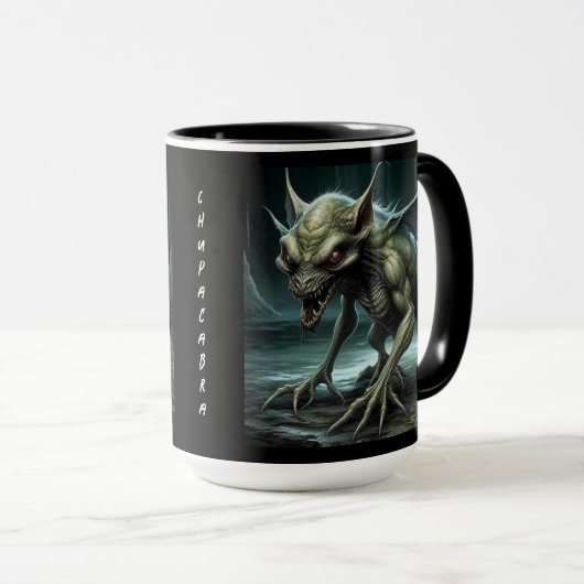 Mug Chupacabra - Monstres ou animaux en cristaux (Devant droit)