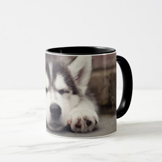 Mug Chuppy Husky Sleeping (Devant droit)