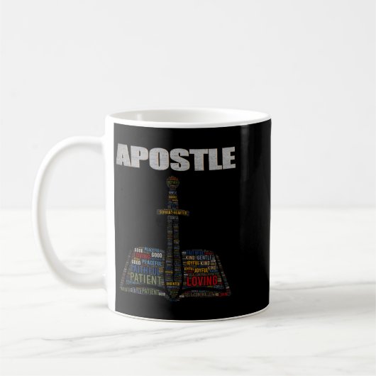 Mug Church Minister Word Cloud Astle Pastor Appreciati (Gauche)