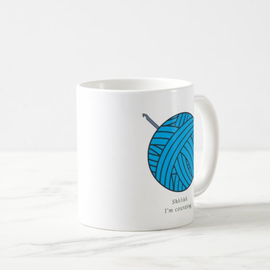 Mug Chut, je compte (Devant droit)