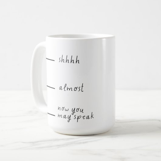 Mug Chut... Presque... Maintenant, vous pouvez parler (Devant gauche)