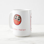 Mug Chute 7 fois - tenez 8 (Devant gauche)