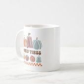 Mug Chute amusante de "Vibes Gourdes" (Devant gauche)