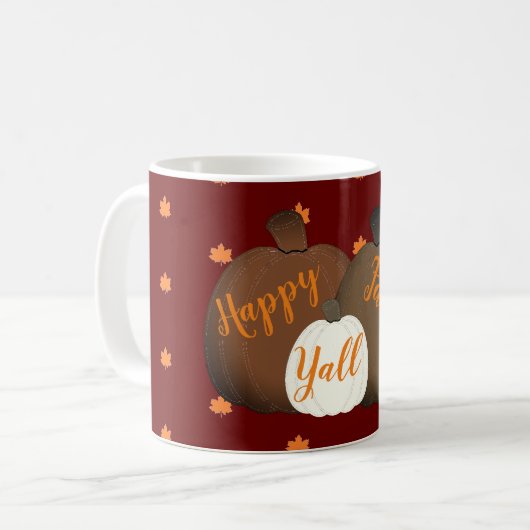 Mug Chute/automne/Mug citrouille (Devant gauche)