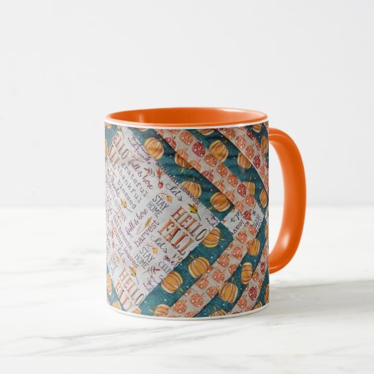 Mug Chute dorée (Devant droit)