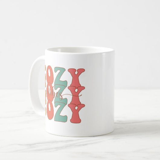 Mug Chute Retro Cosy Vibes (Devant gauche)